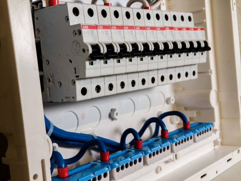 A neatly installed new consumer unit